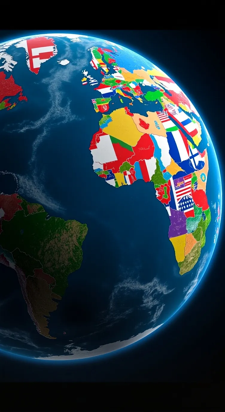 ai character: Countryballs  background