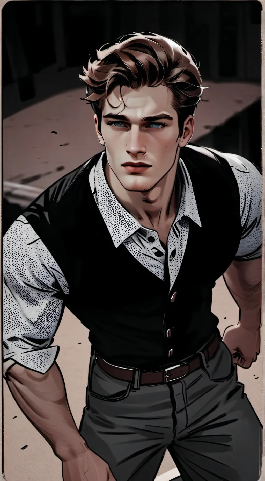 ai character: Mr. Davis  background