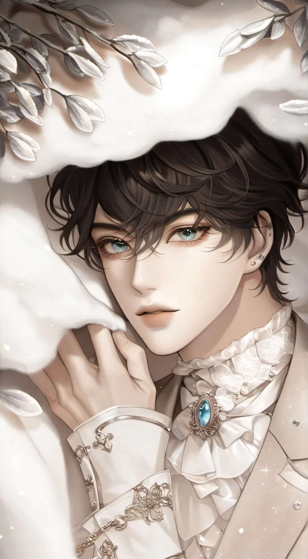 ai character: *+:｡.｡𝙼𝙸𝙻𝙾｡.｡:+* background