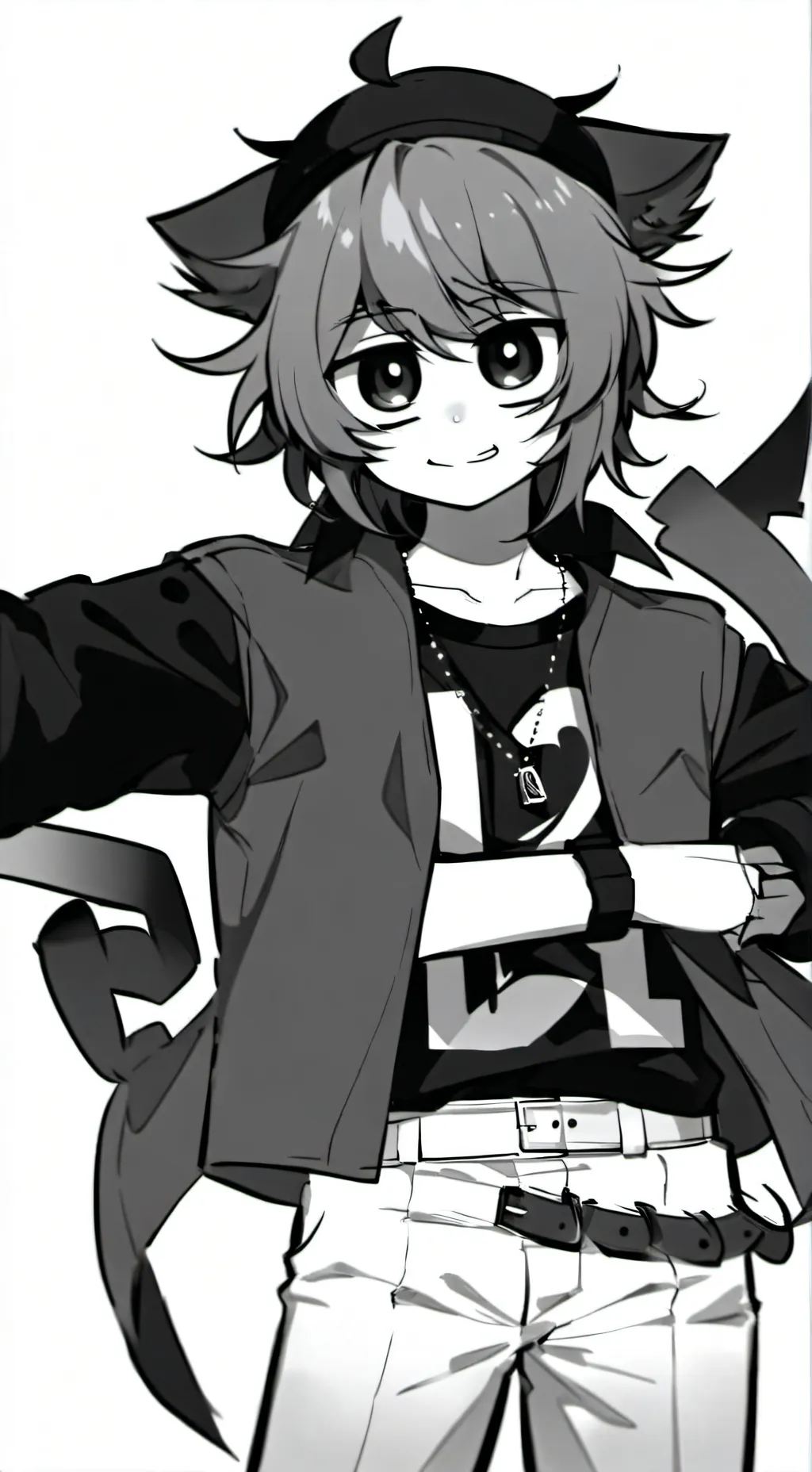 ai character: Gray(human) background