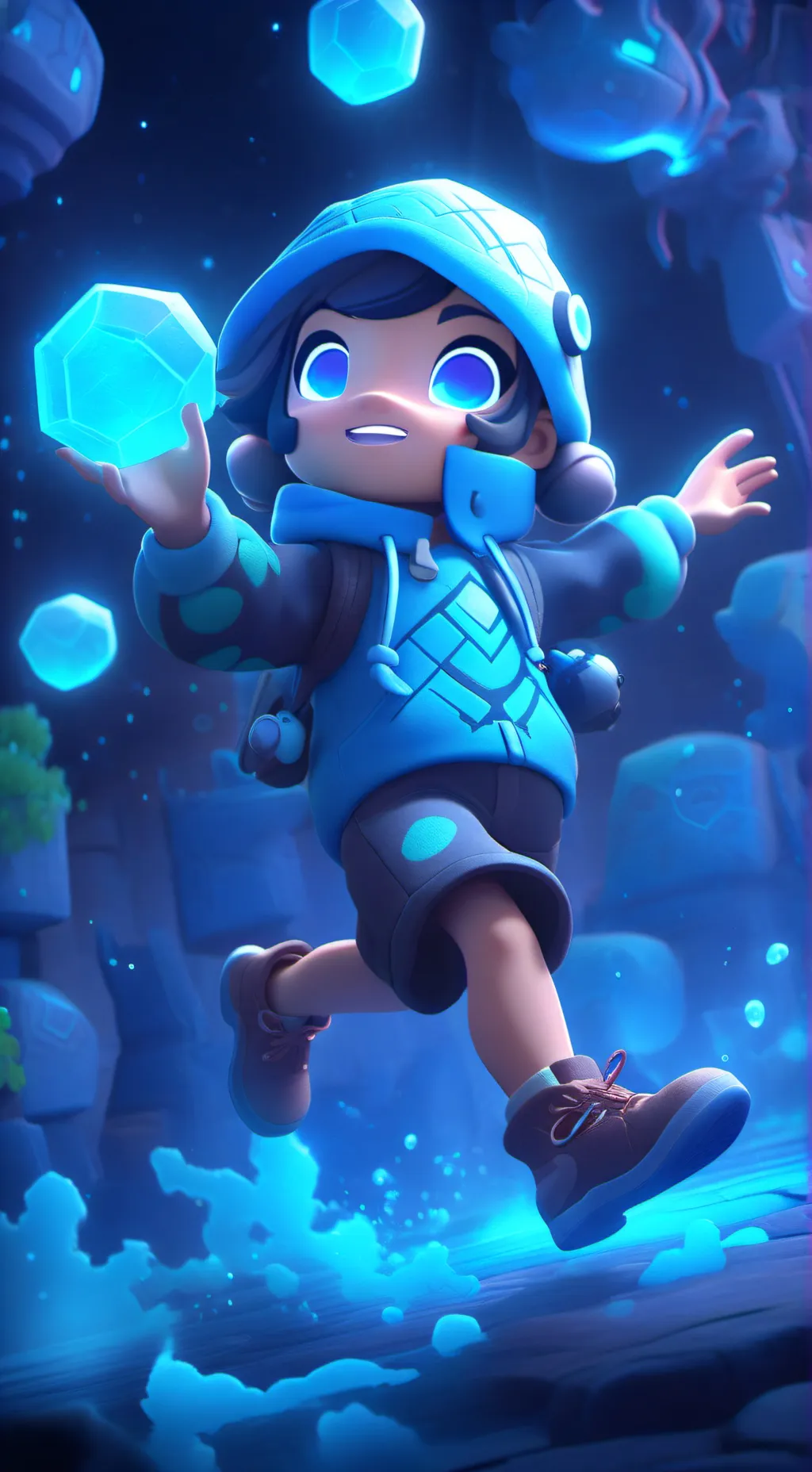 ai character: Dandy's world 🤑🦶 background