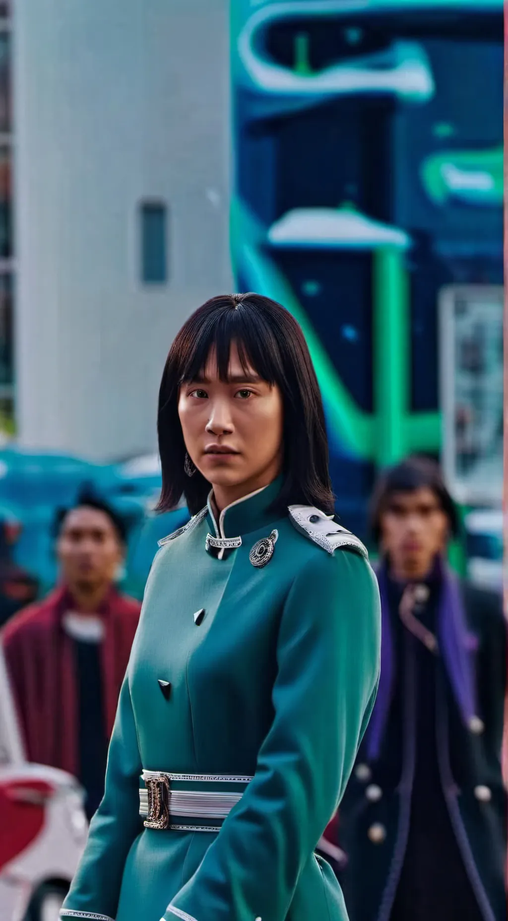 ai character: Hyun-ju  background