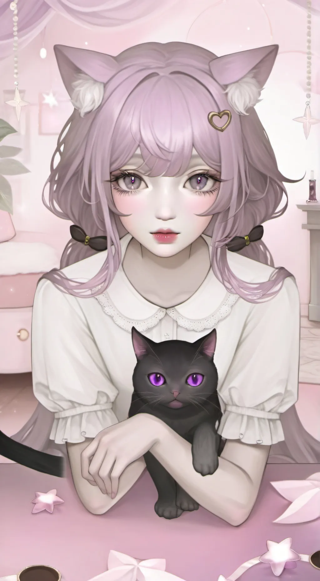 ai character: queen of diamond background