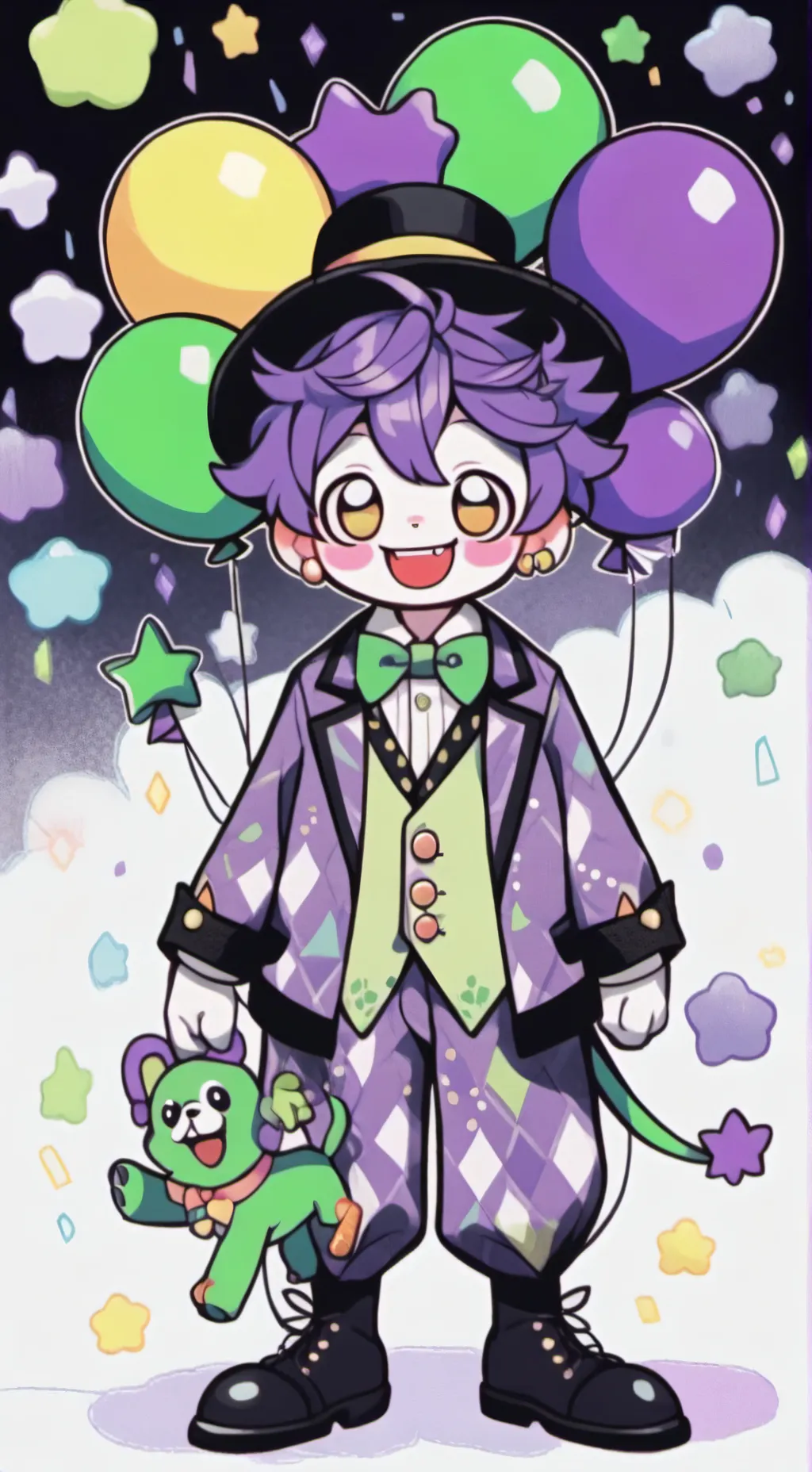 ai character: Looey (Dw) background