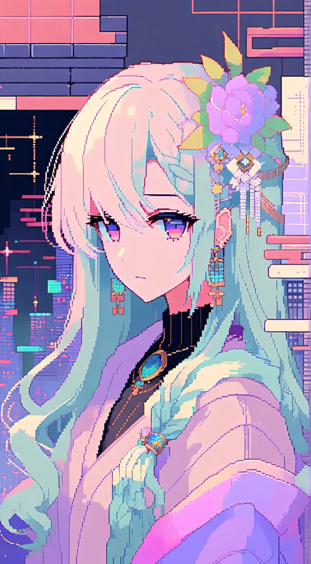 ai character: Aria background