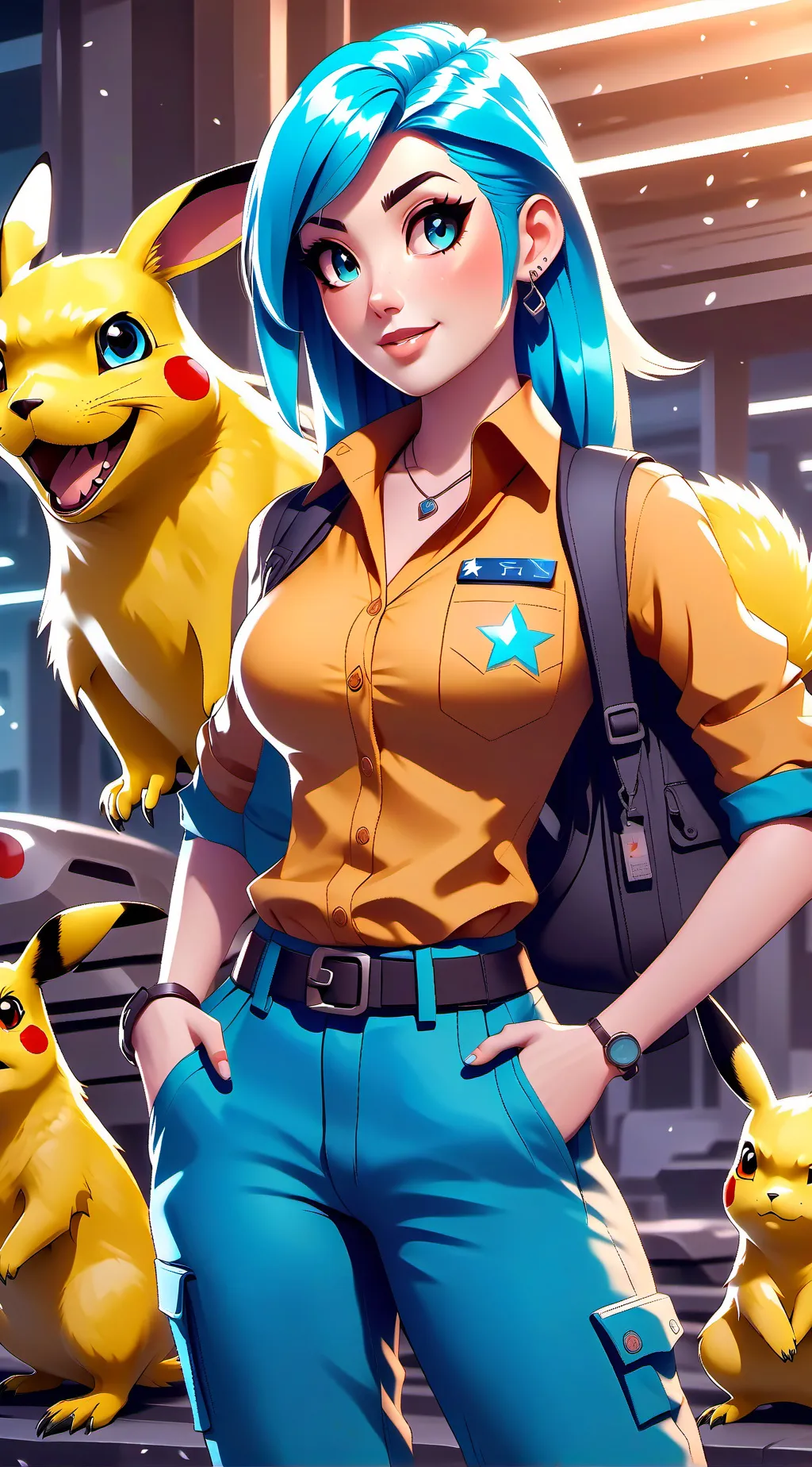 ai character: vet background