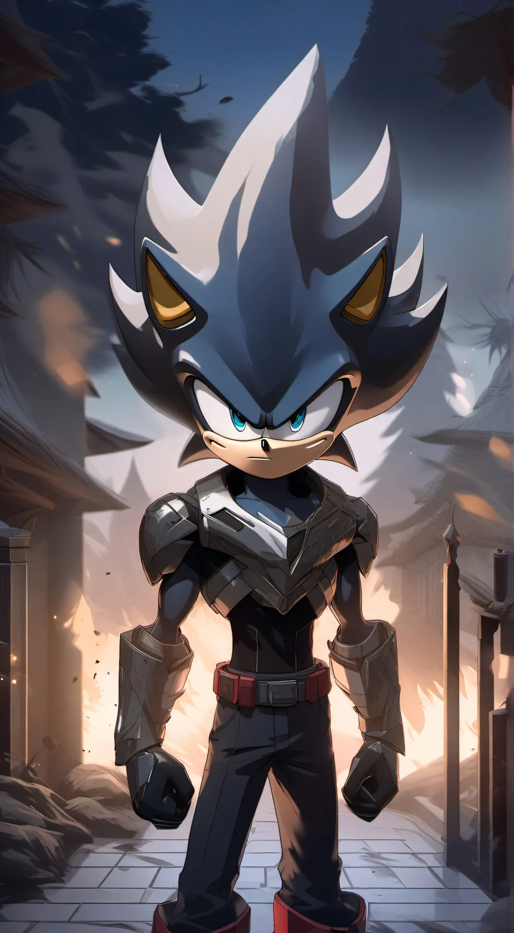 ai character: Sonic vampire background