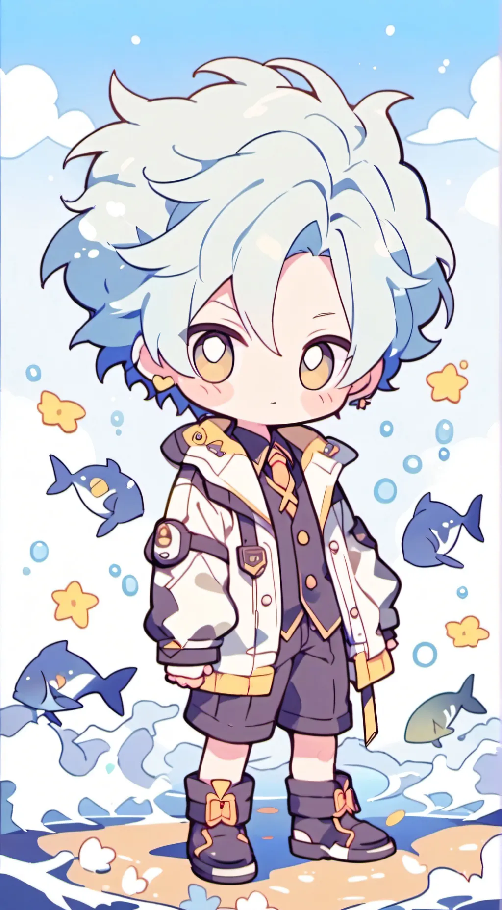 ai character: Random talkie 👹  background