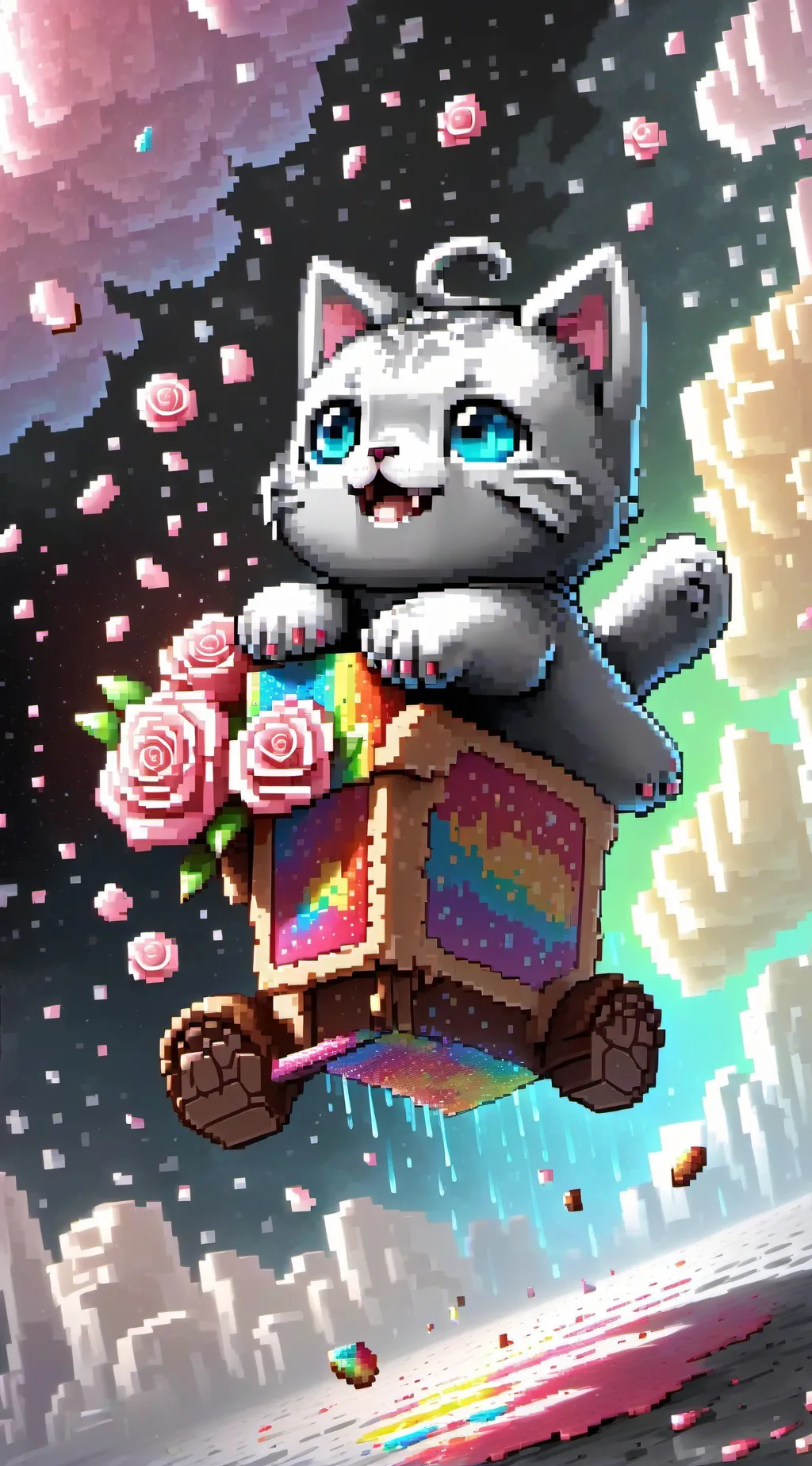ai character: nyan cat background