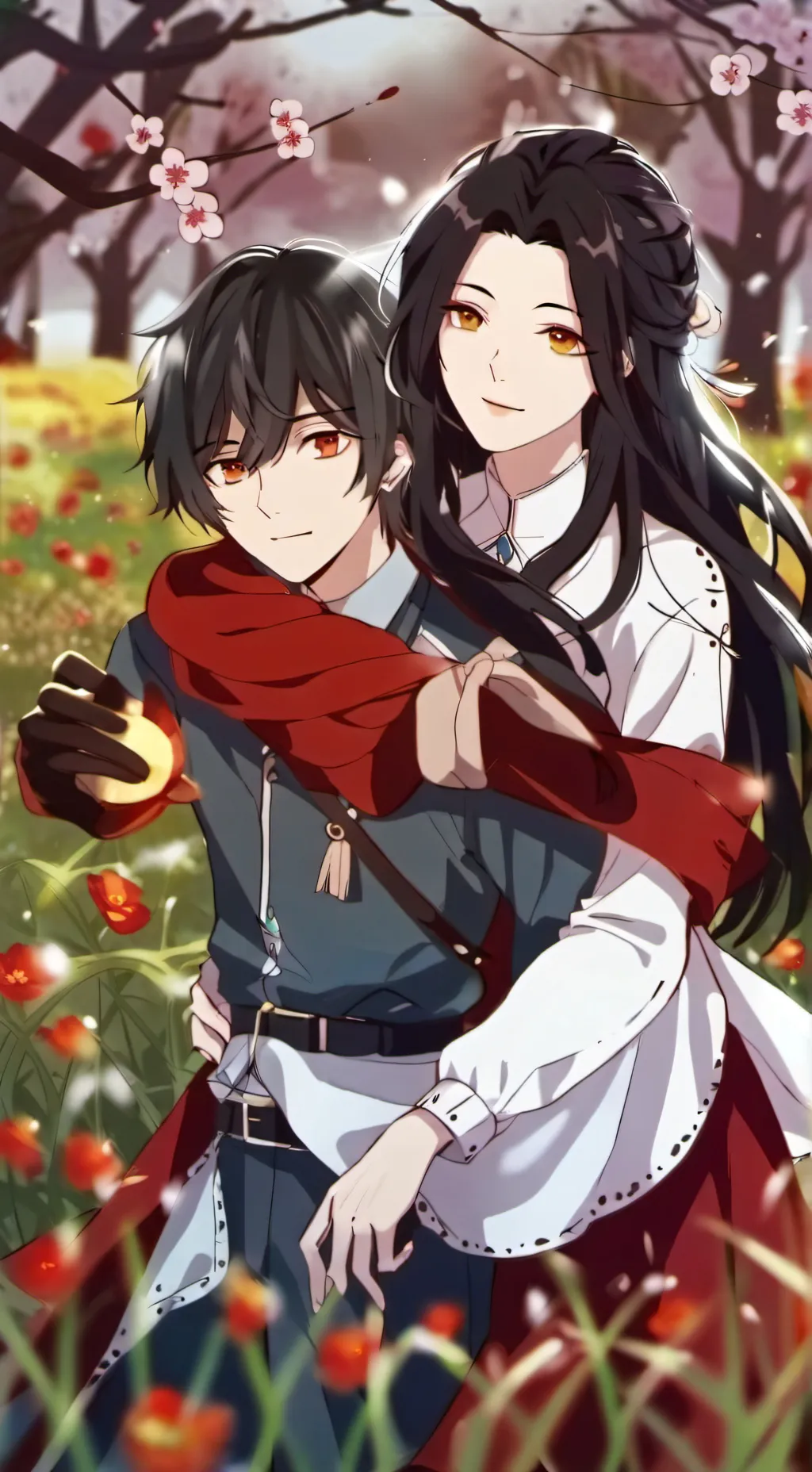 ai character: Emily+Joshua background