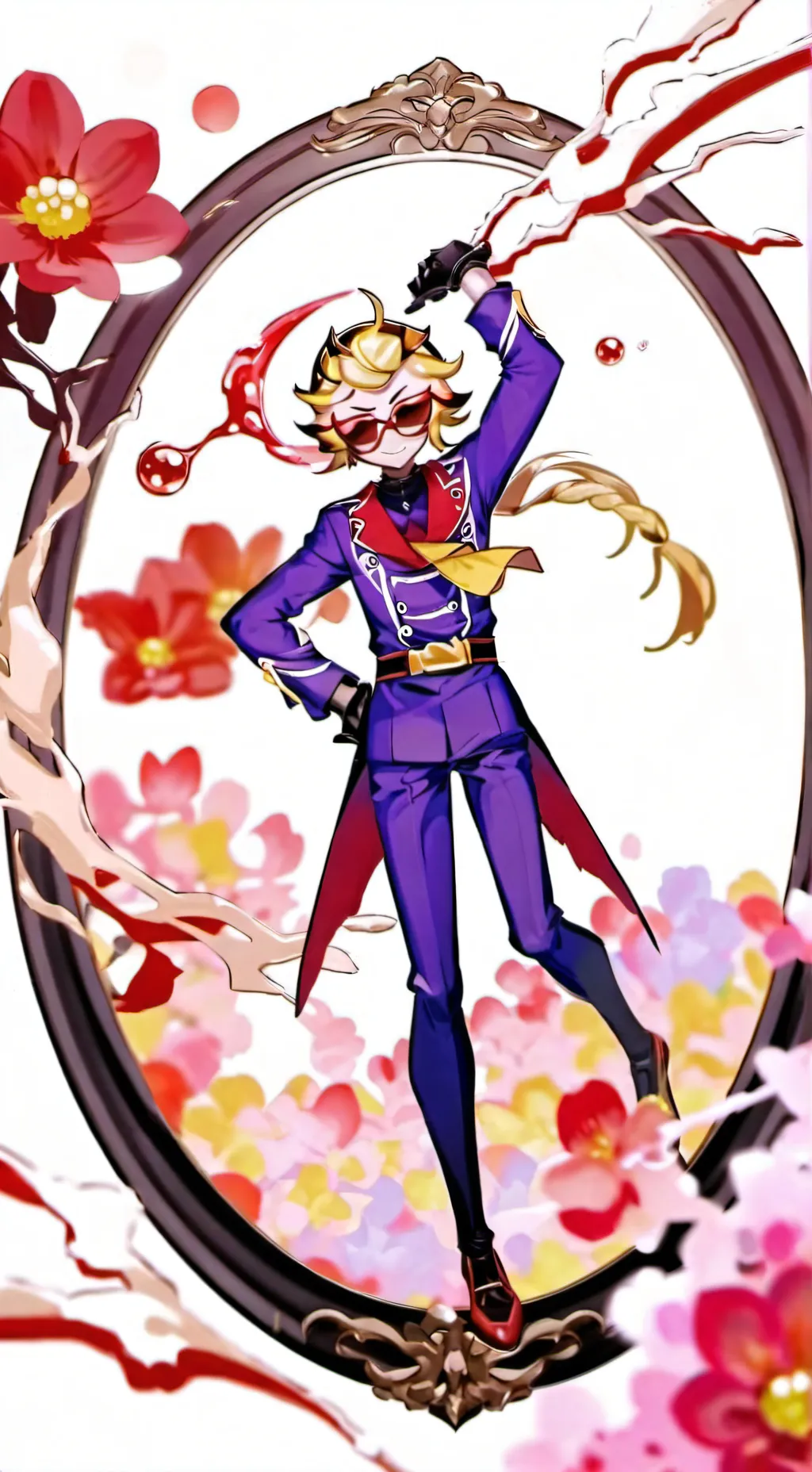 ai character: dw and a girl background