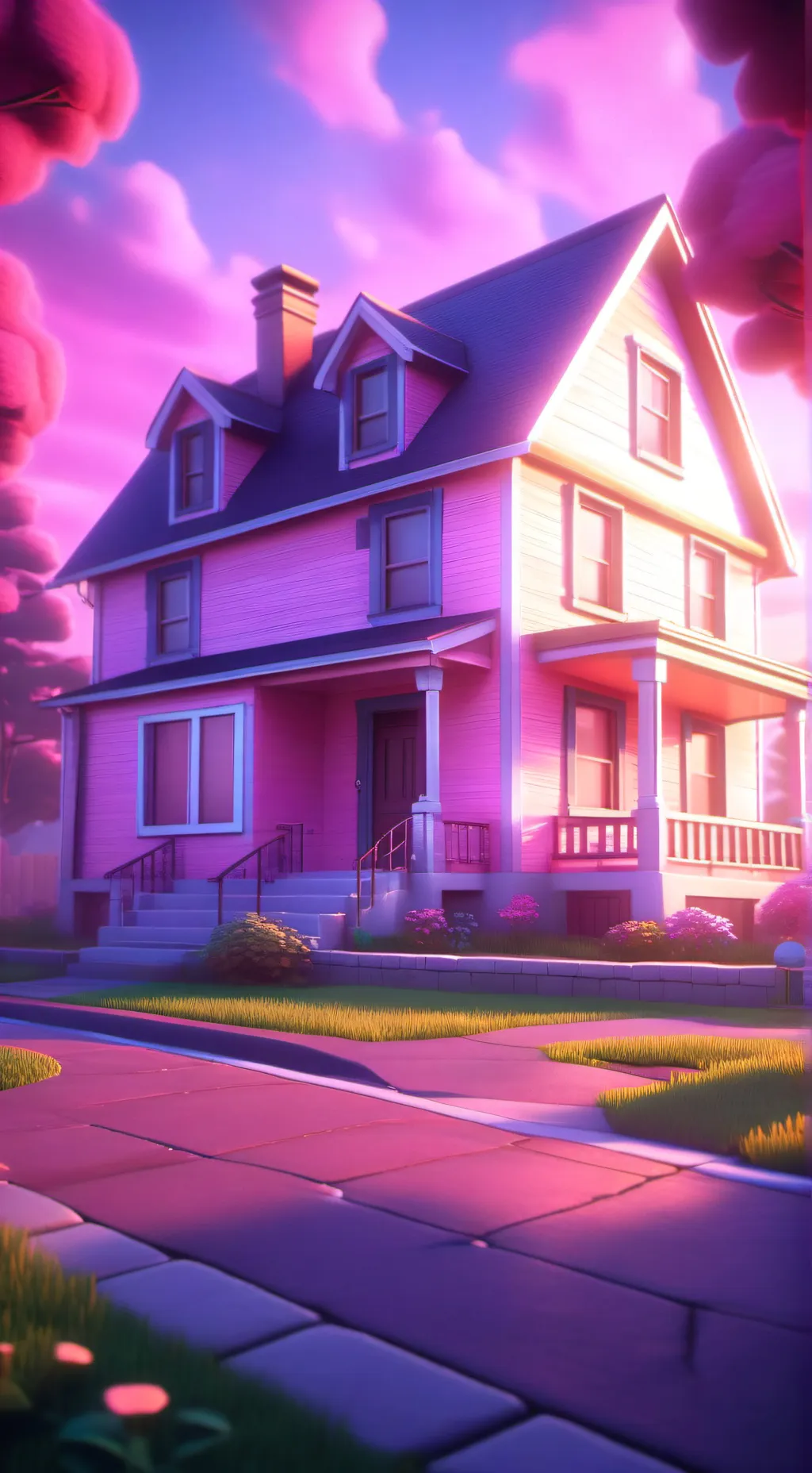 ai character: new life background