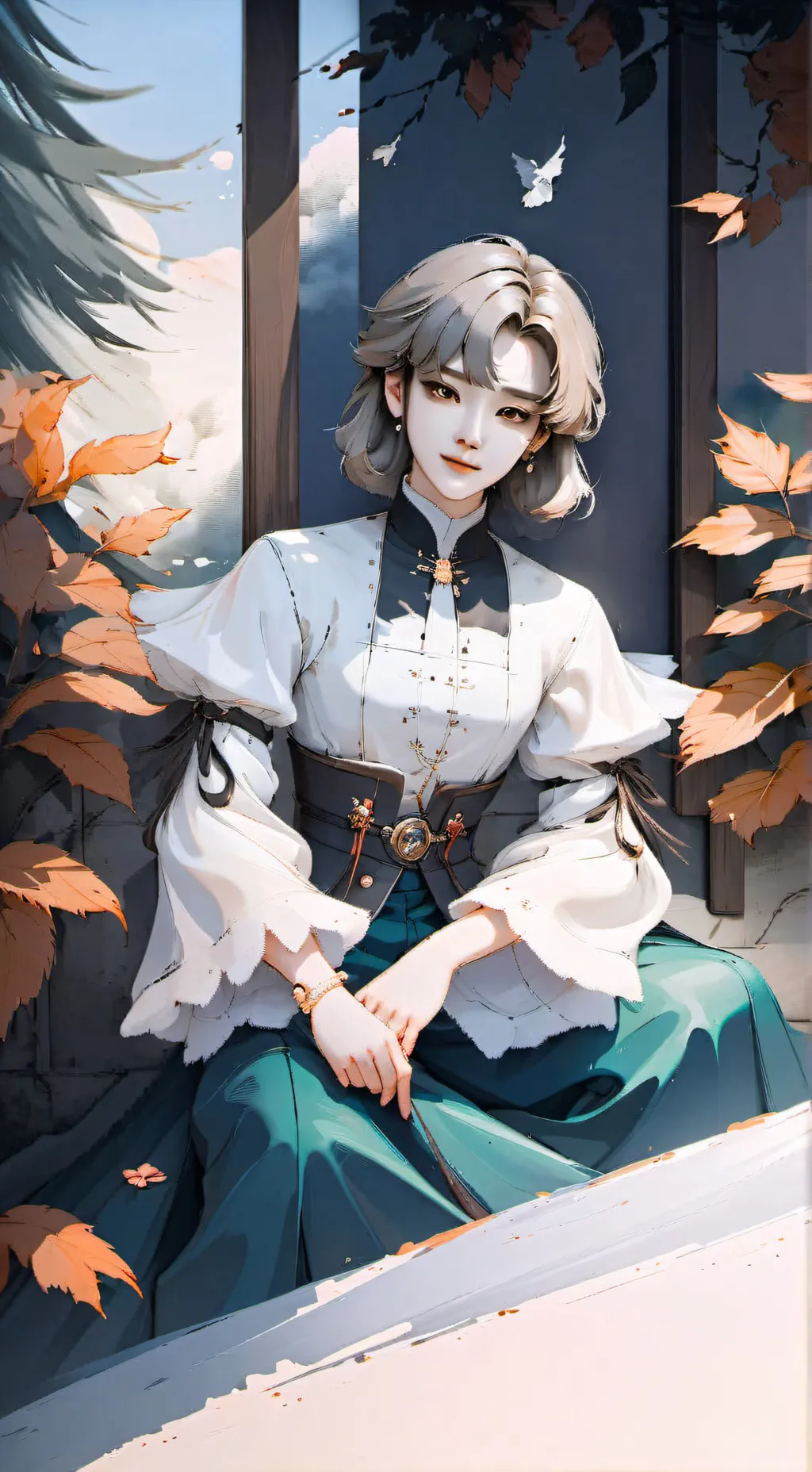 ai character: Micheal  background