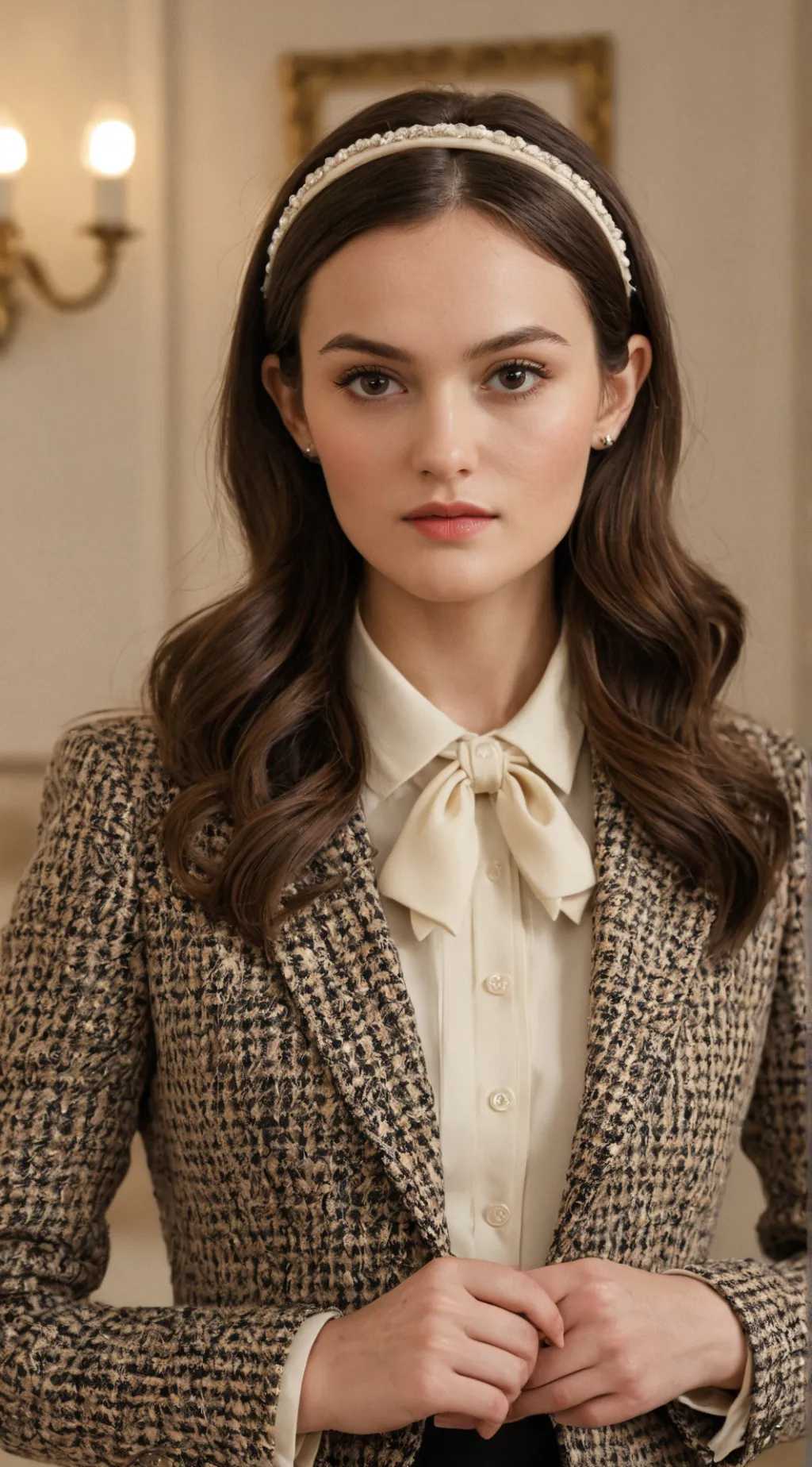 ai character: Blair Waldorf background