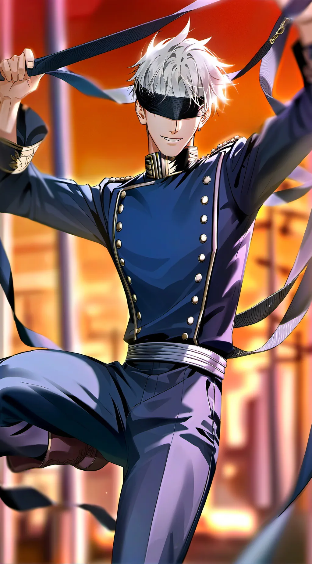 ai character: Gojo Satoru background