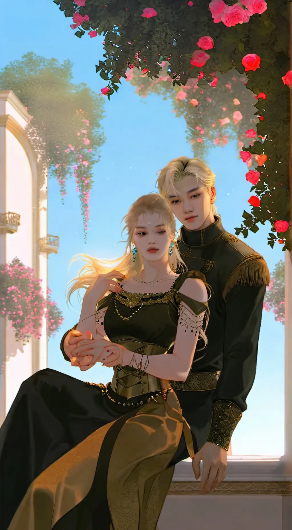 ai character: Rosé background