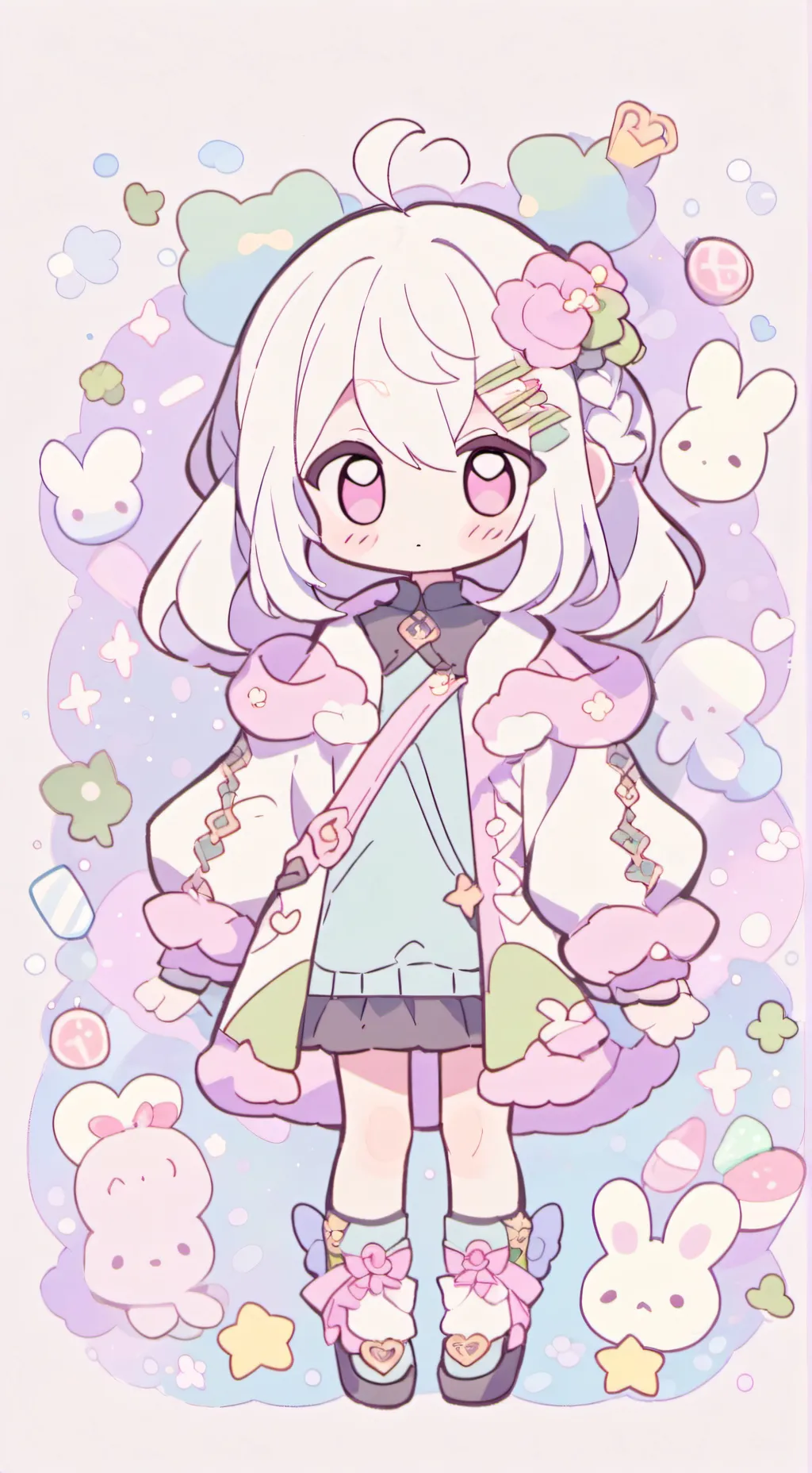 ai character: spakleping background