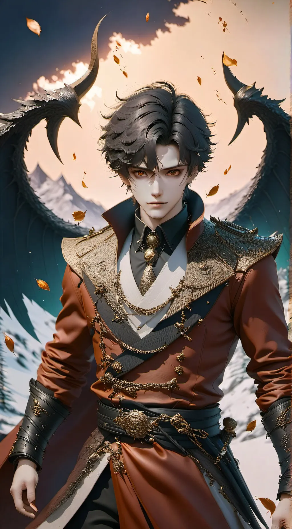 ai character: ✷Cristhian ✷ background