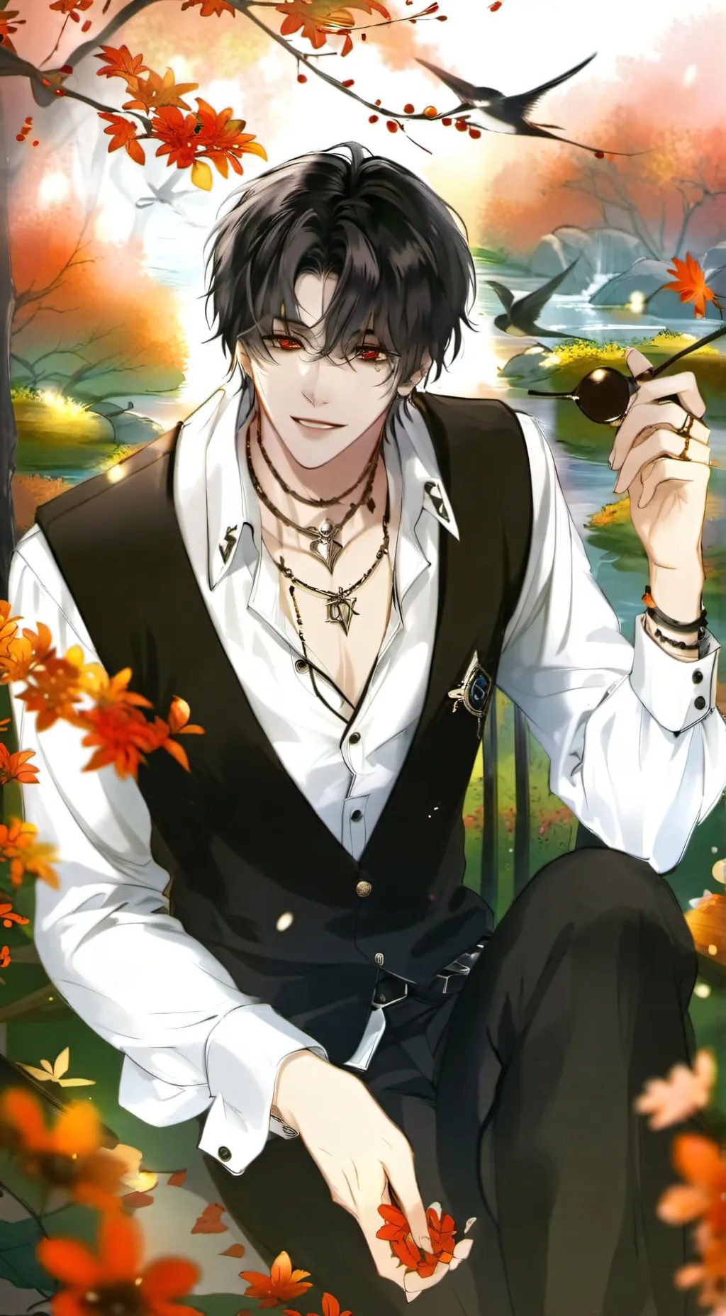 ai character: ❤Luka❤ background