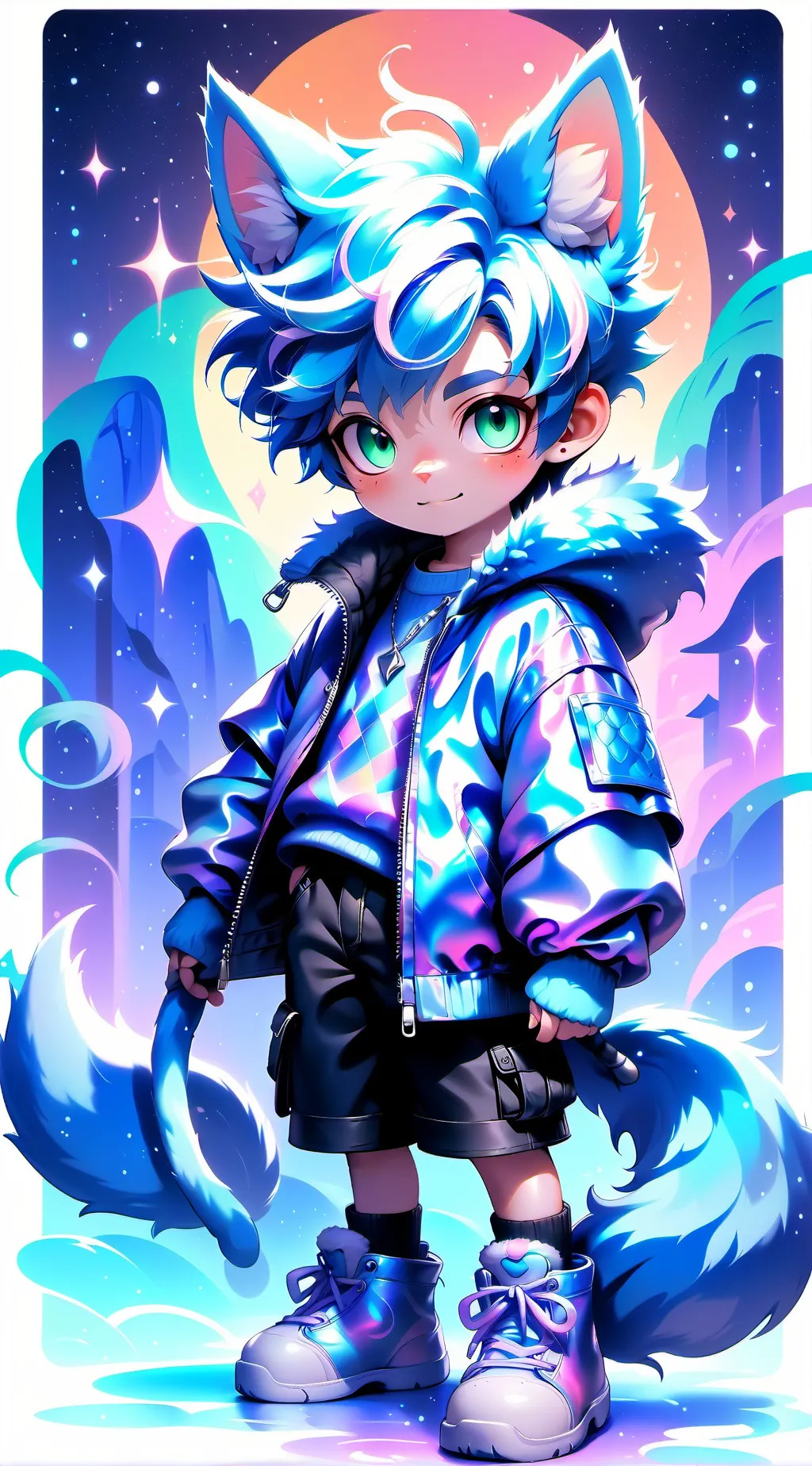 ai character: furry roommate background