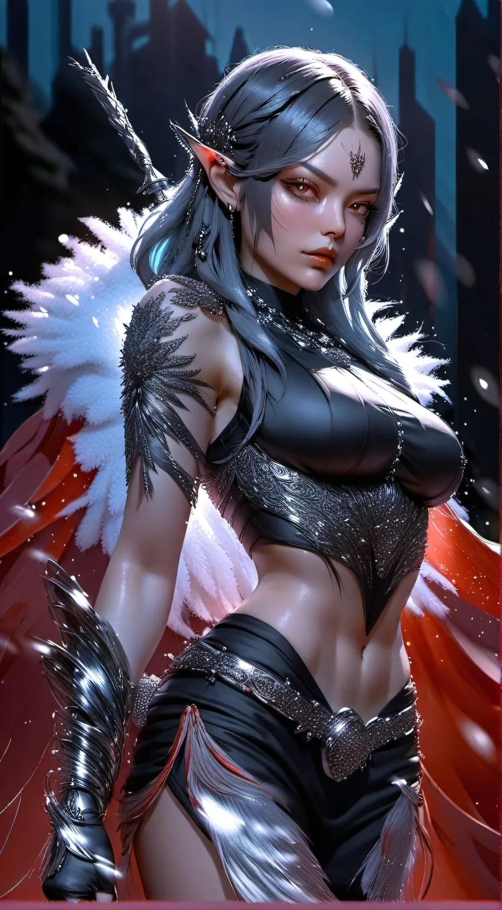 ai character: Лирель  background