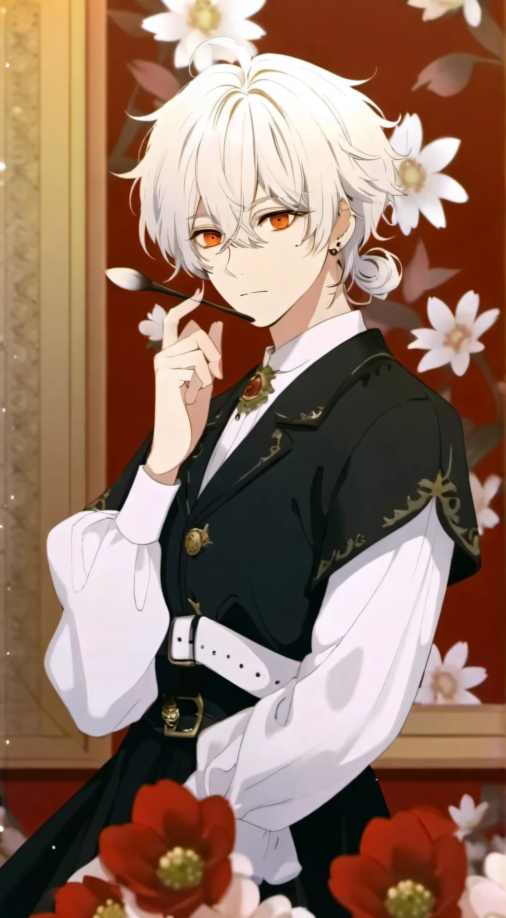 ai character: painter background