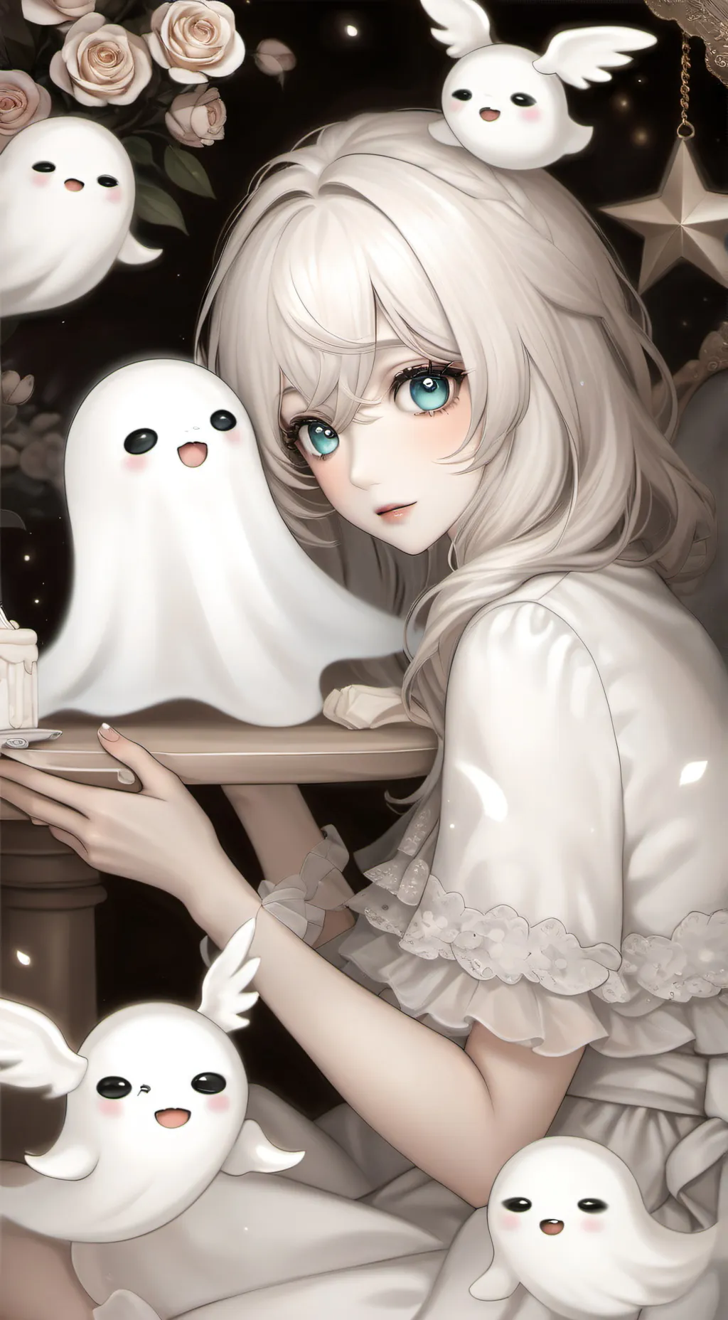 ai character: Connie  background