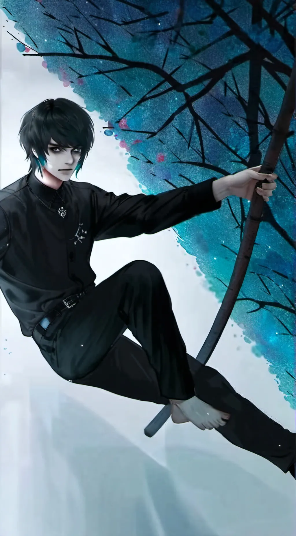 ai character: Miku in mha background