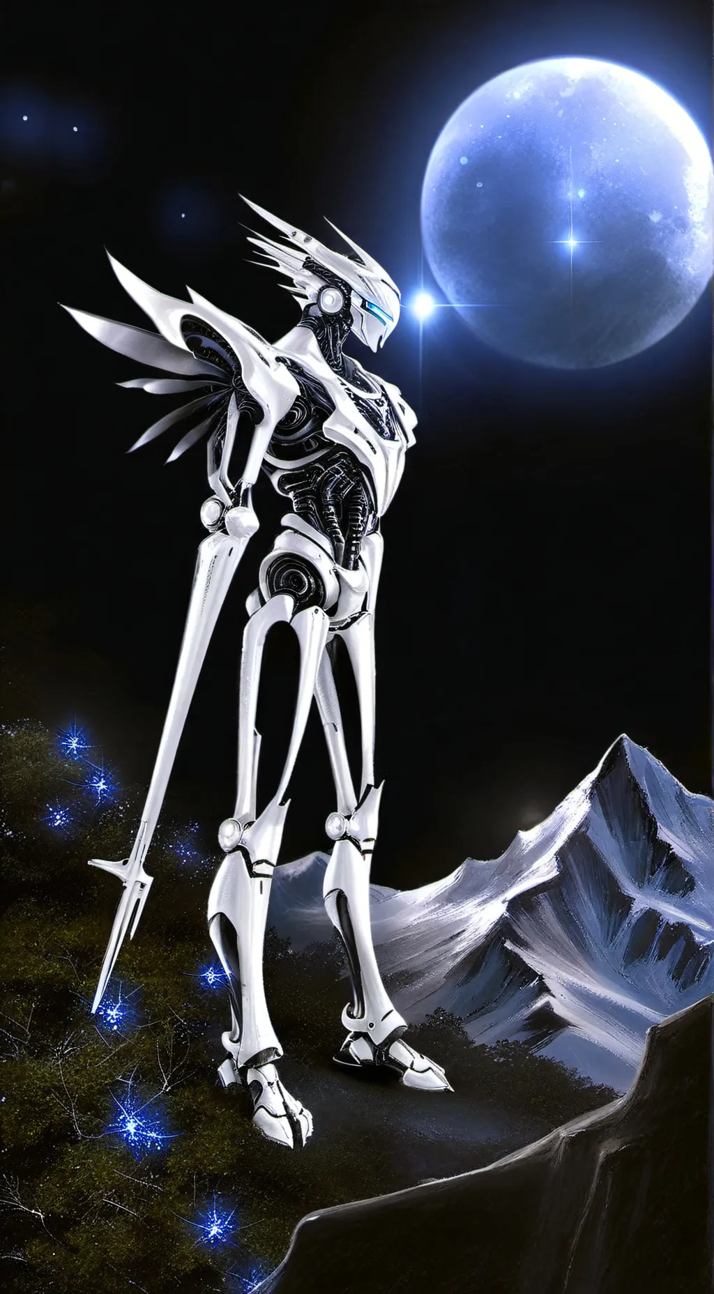 ai character: MD night background