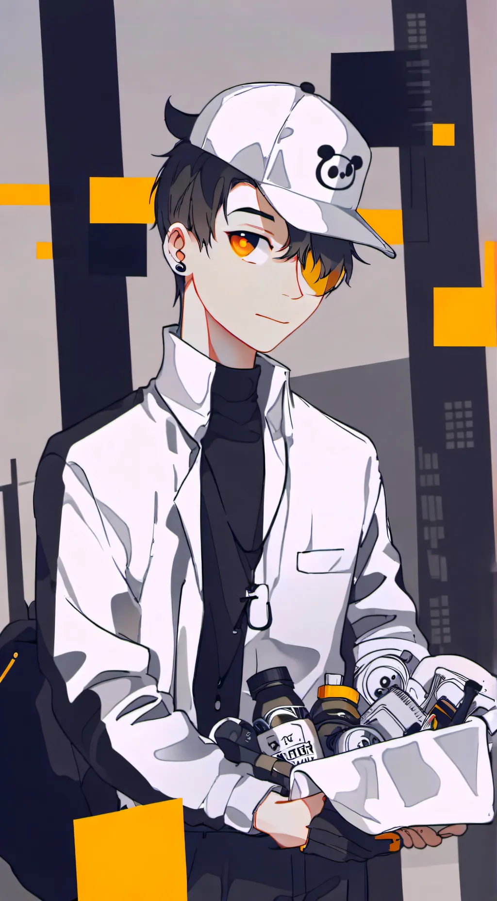 ai character: pokemon vs gray  background