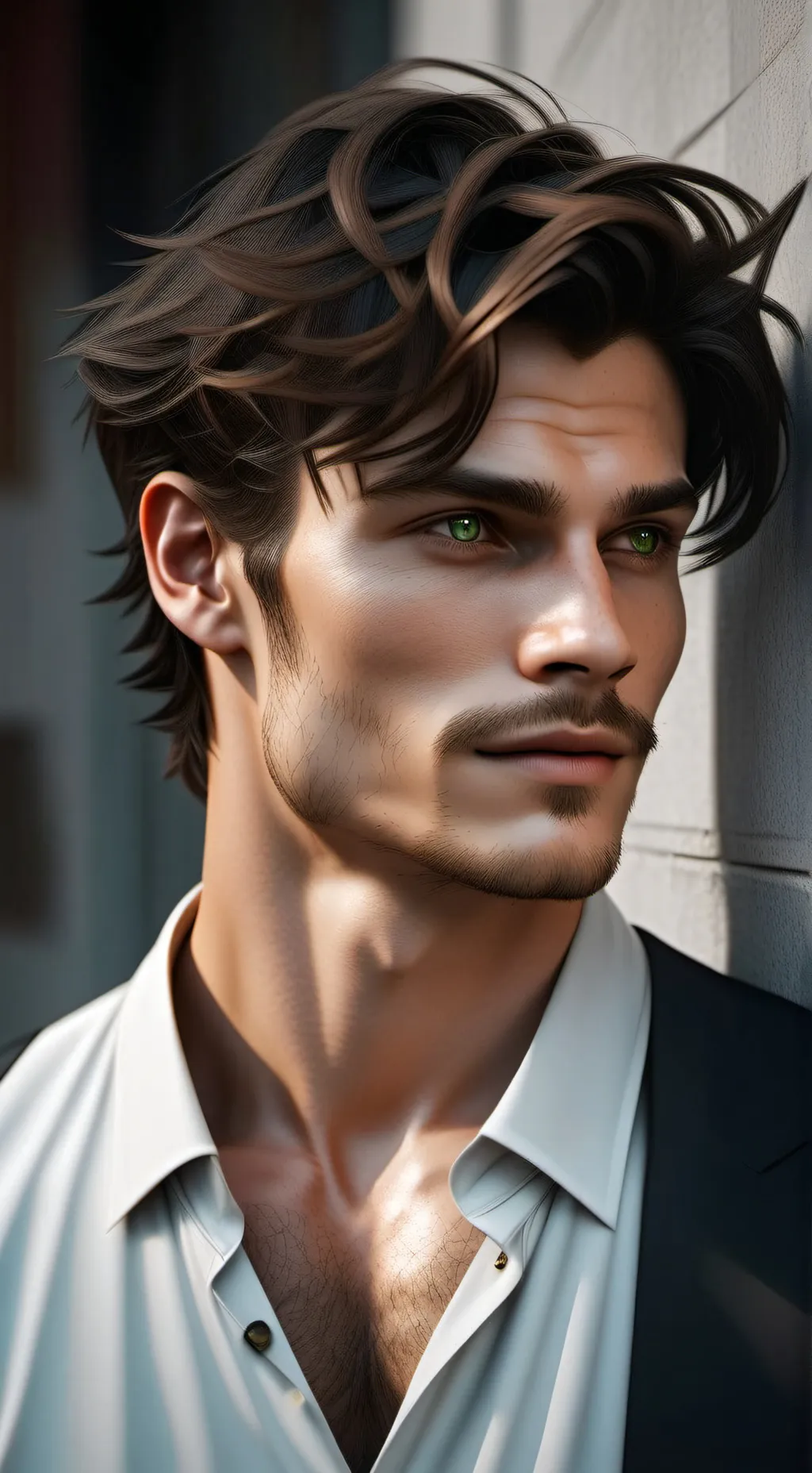 ai character: Luke background