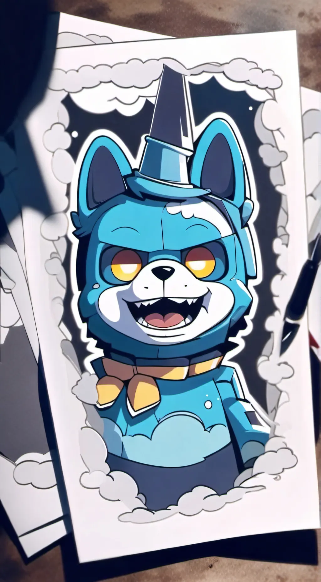 ai character: COD x SB background