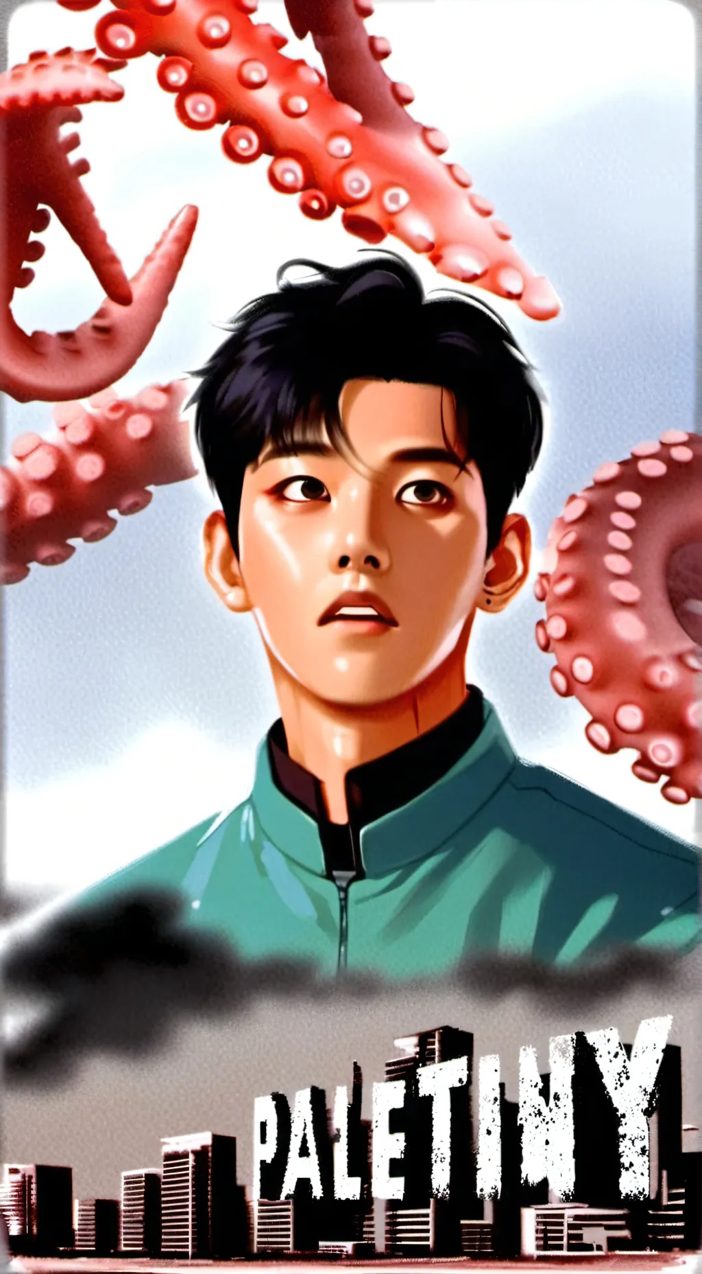 ai character: Squid Game background