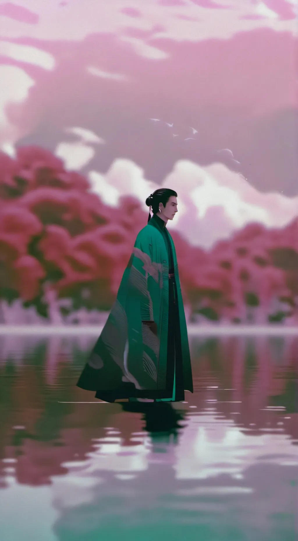 ai character: Thanos squid game background