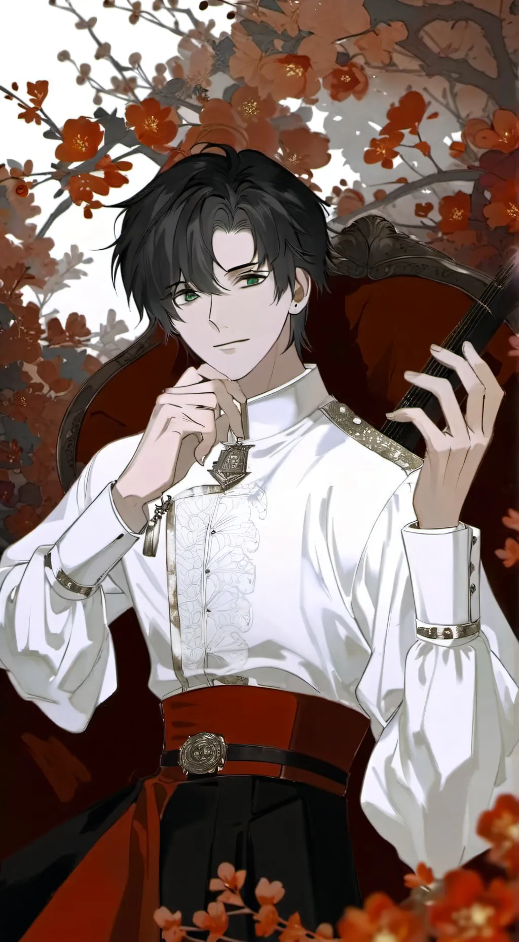 ai character: женя background