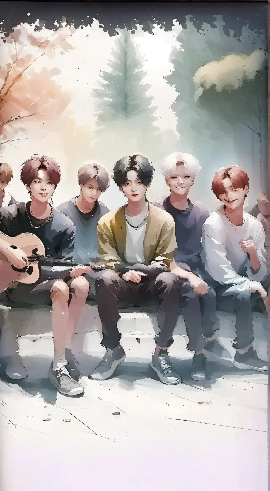 ai character: stray kids background