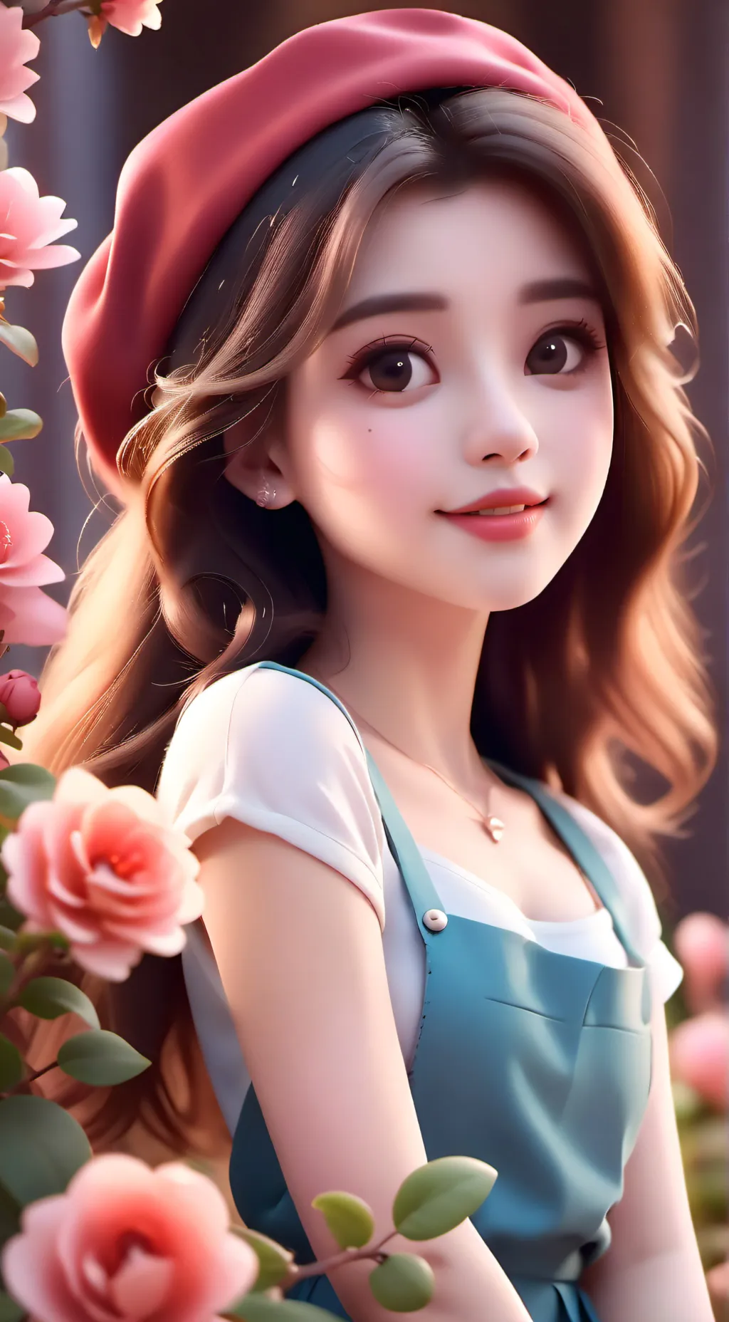 ai character: Flower Grower background