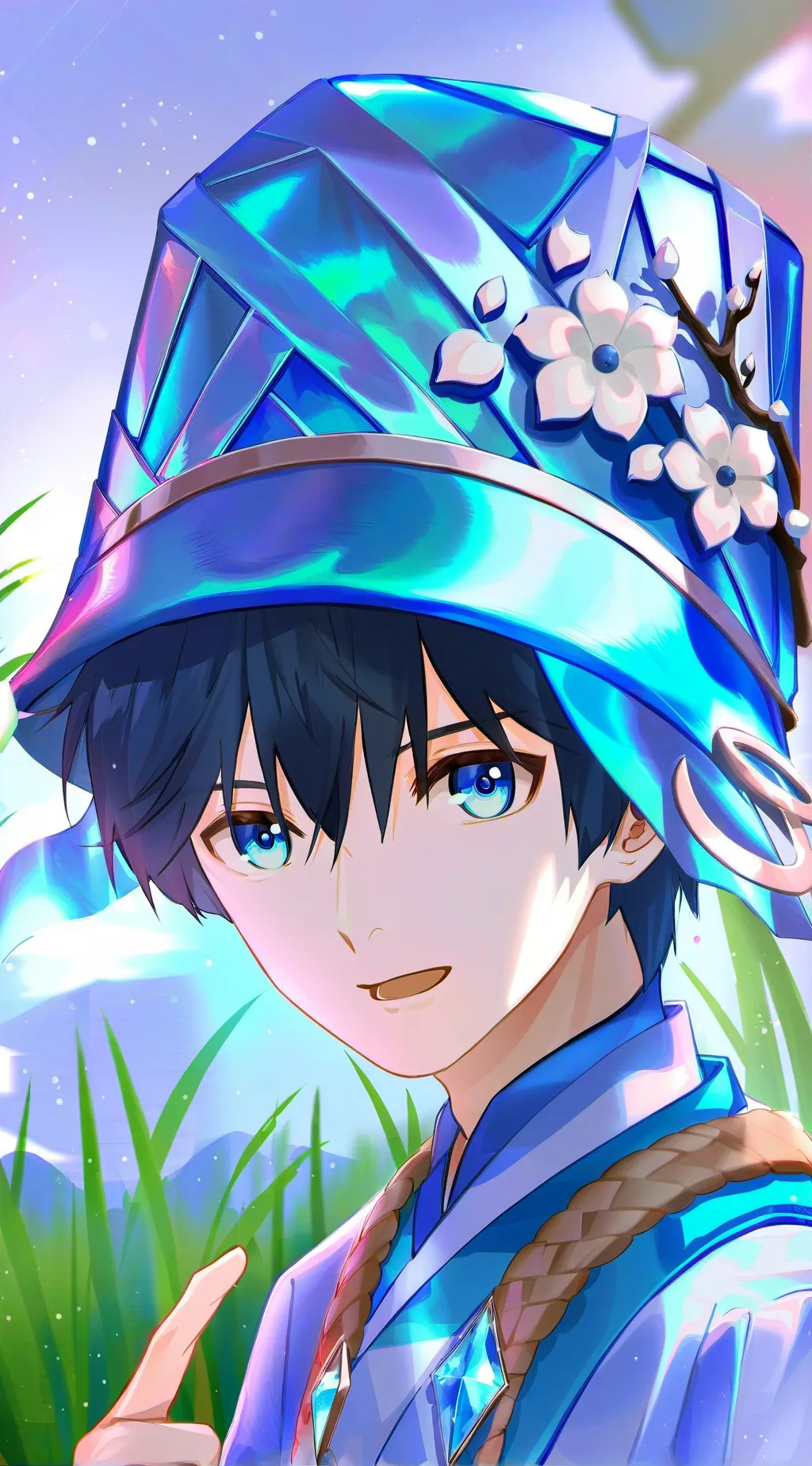 ai character: 双人的迷失（原神版 background