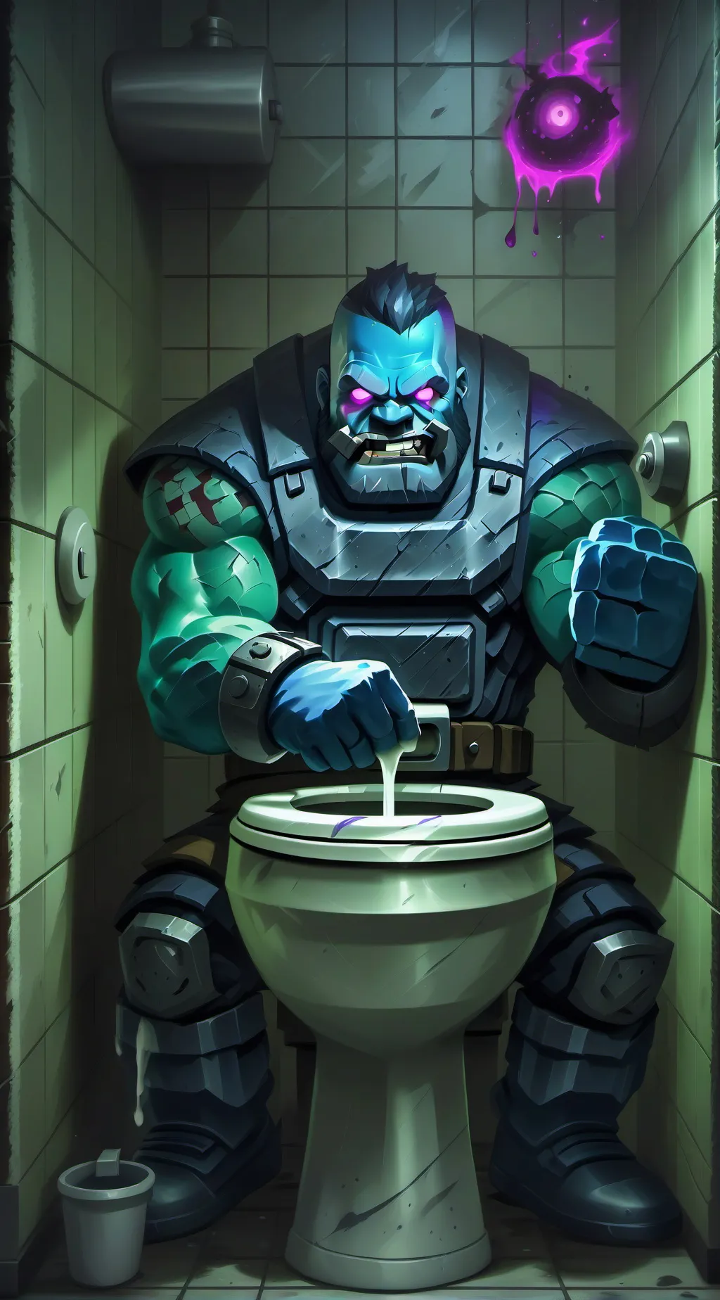 ai character: tv boom background