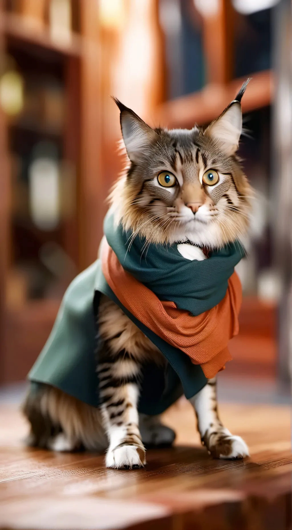 ai character: Cat background