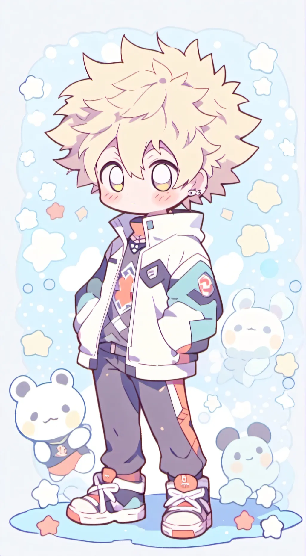 ai character: bakugo background