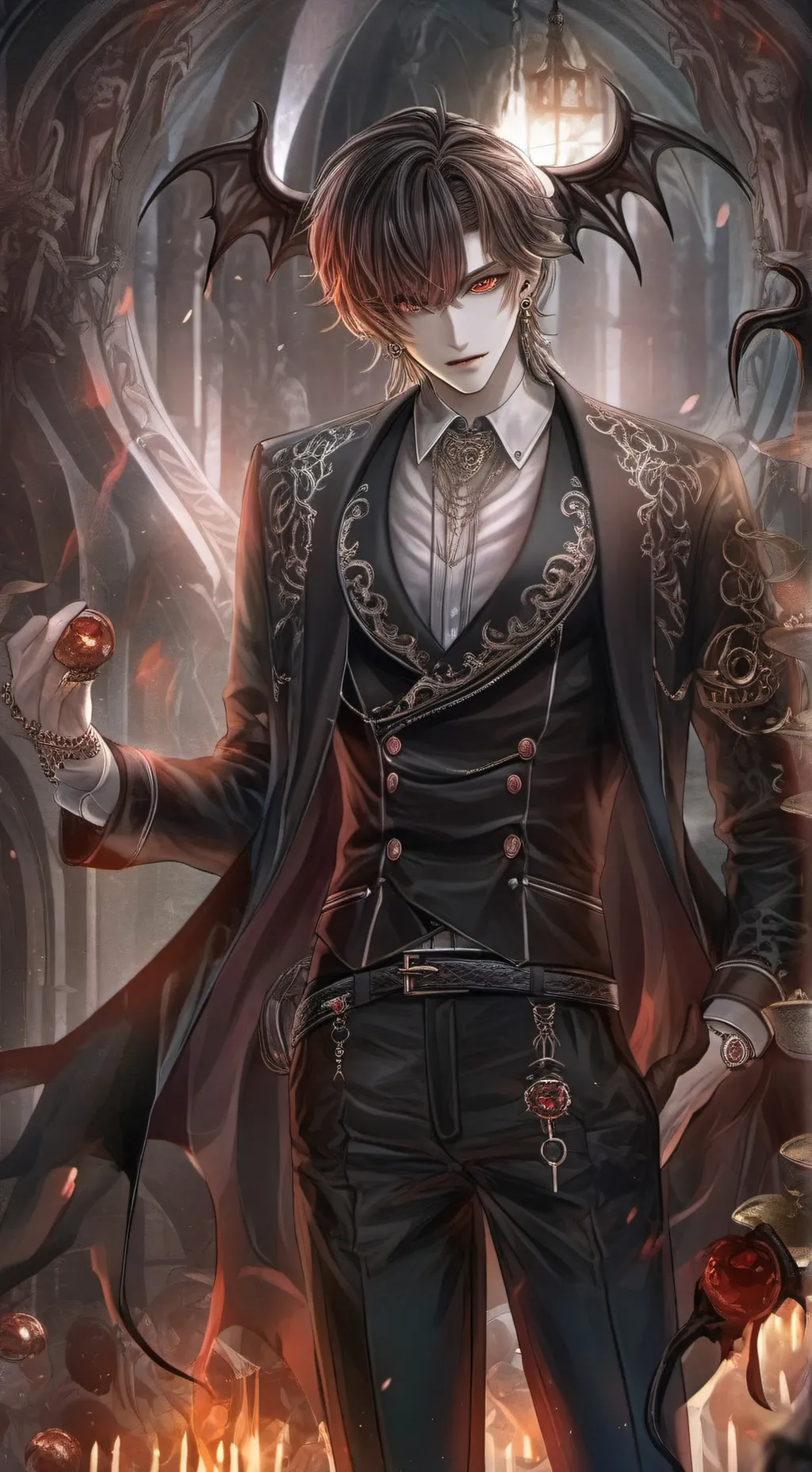 ai character: demon background