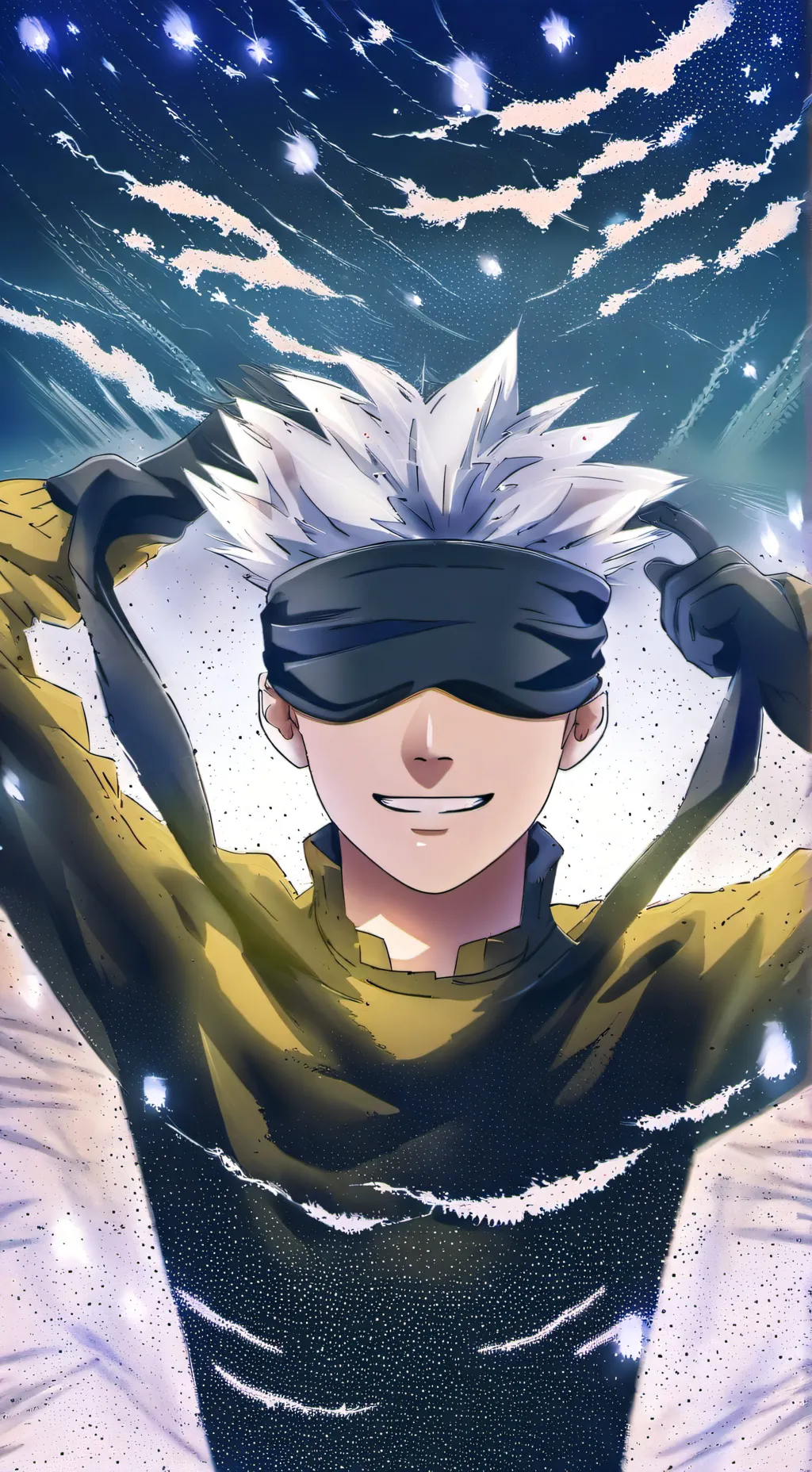 ai character: JJK X DS background