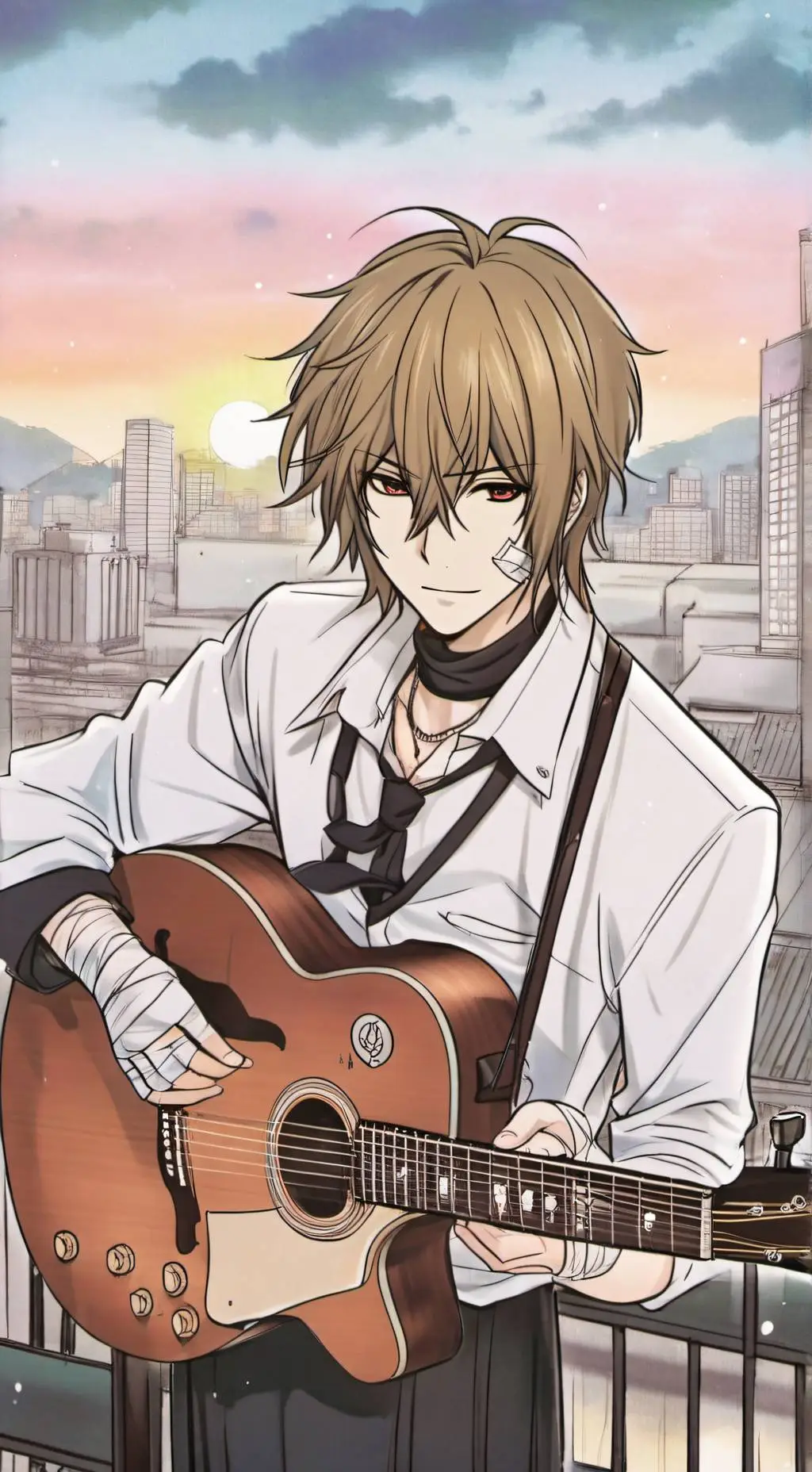 ai character: Dazai x Chuuya ahh background