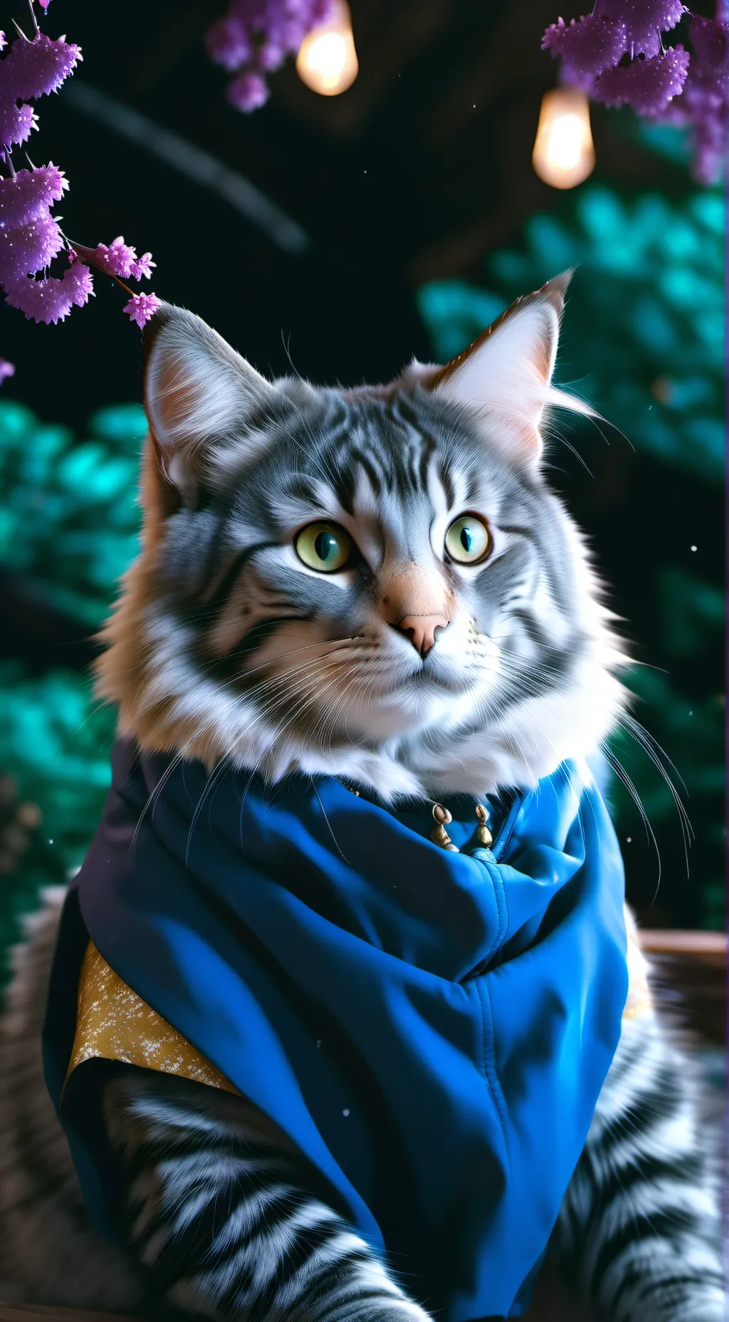 ai character: Hello Lilac!  background