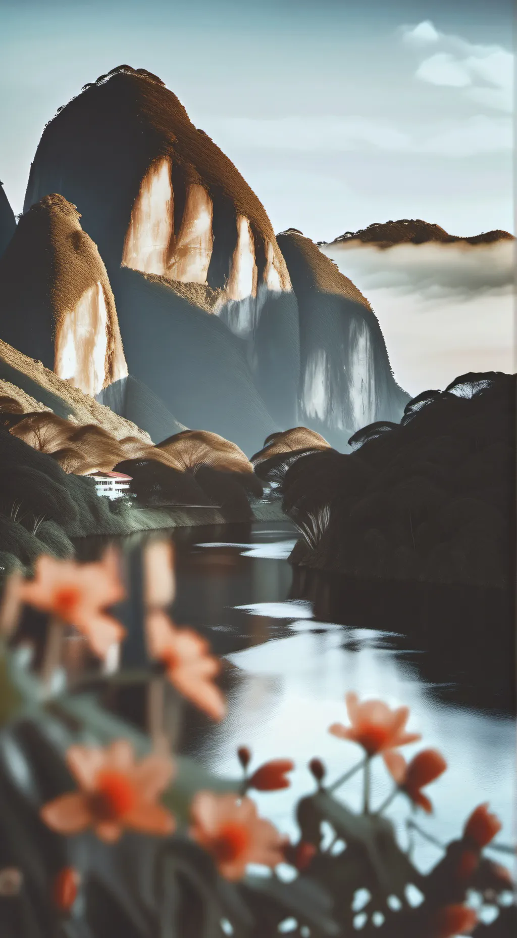 ai character: Obanai🐍🖤🤍 background