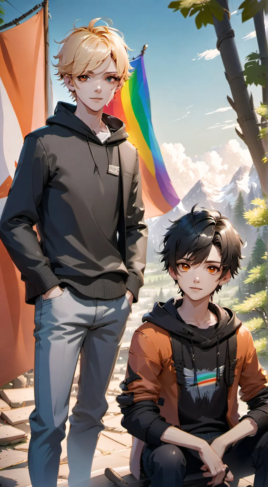 ai character: Solangelo background