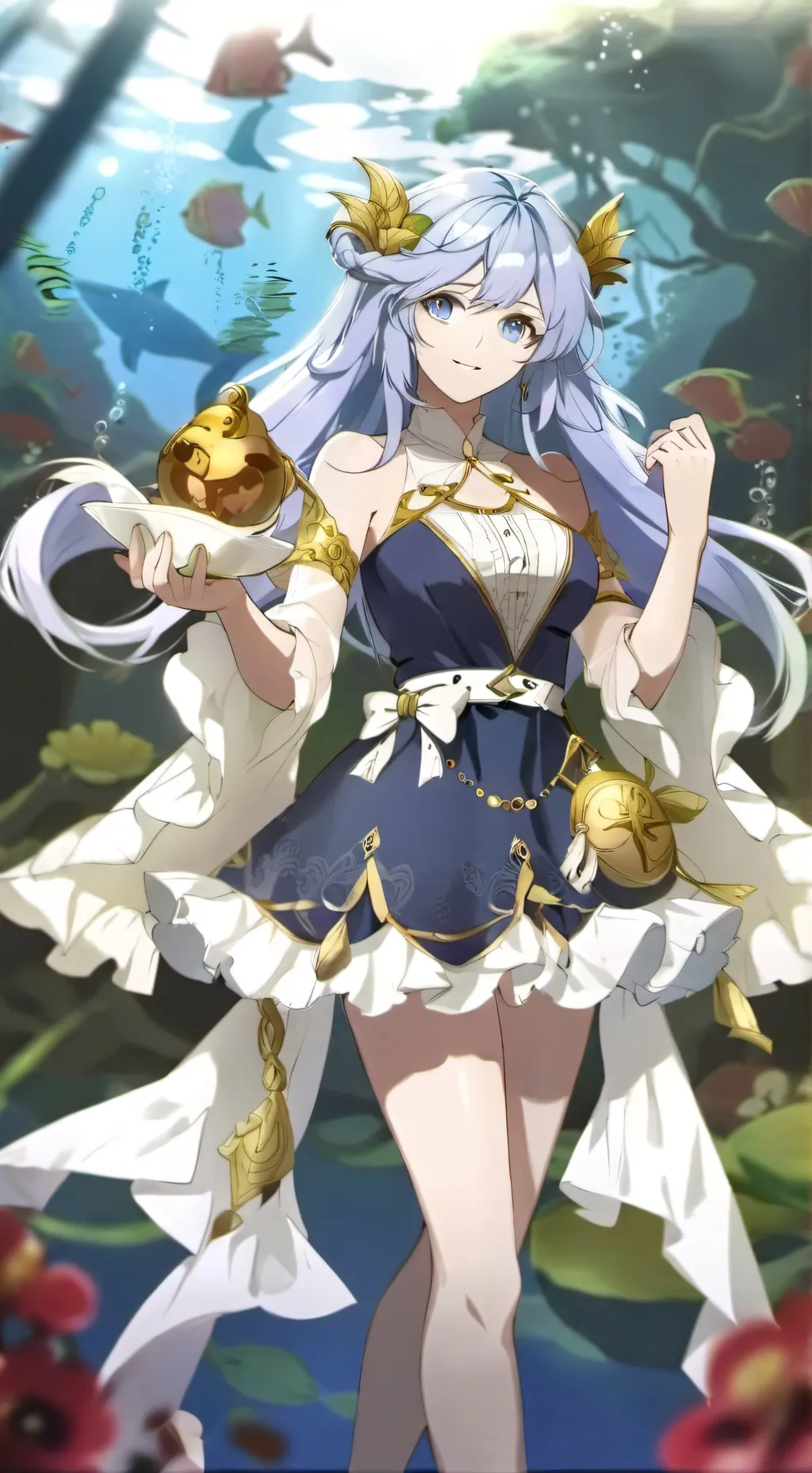 ai character: Medita background