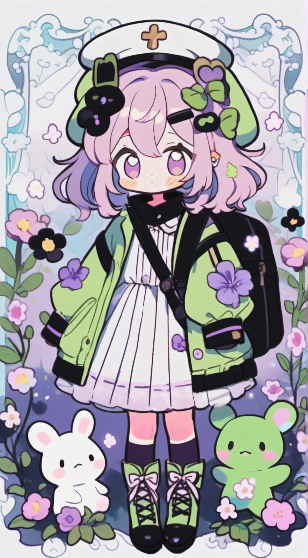 ai character: sprout bebé  background