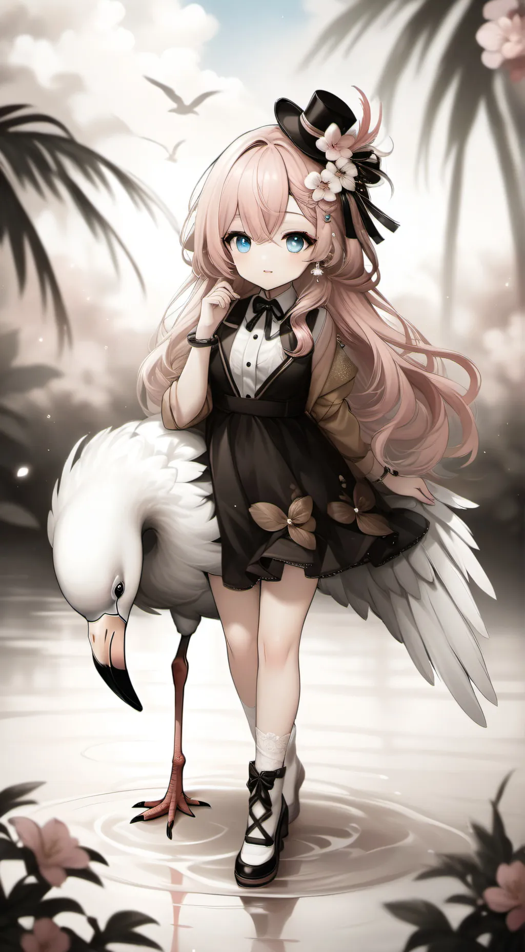 ai character: Sakura Miyuki background